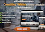 build squarespace consulting website business consultant advisor website
